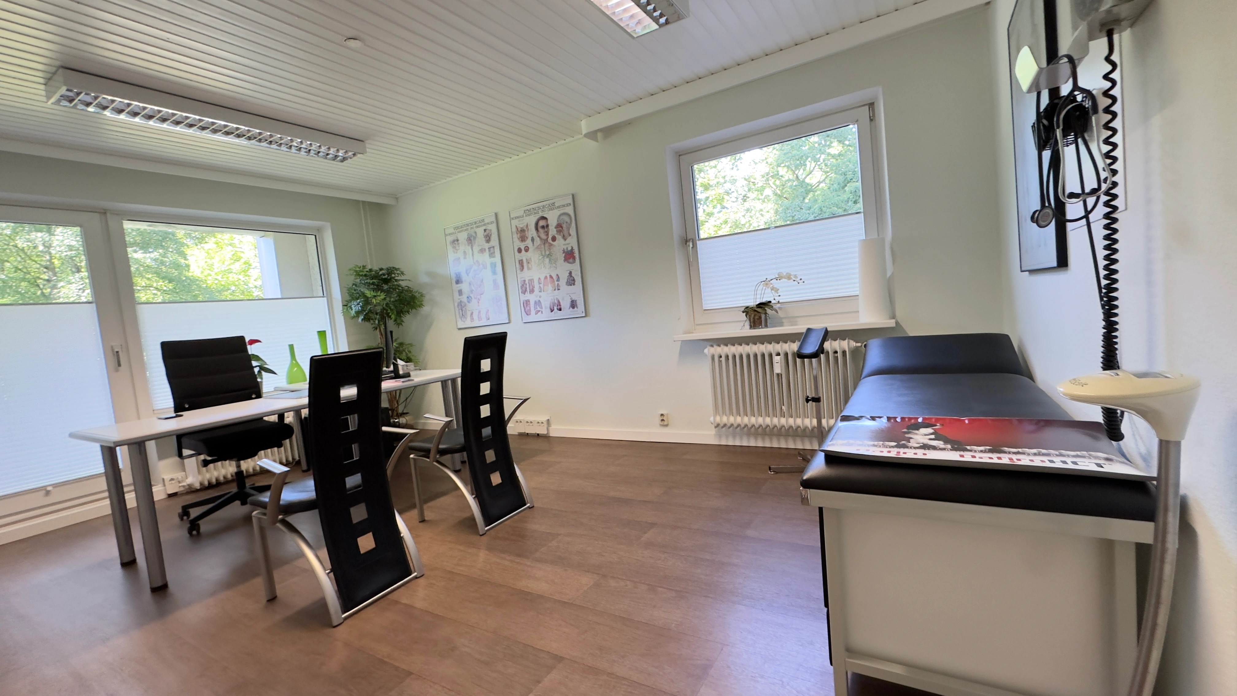 Einblick in die Praxisräume der Hausarztpraxis Neuwiedenthal